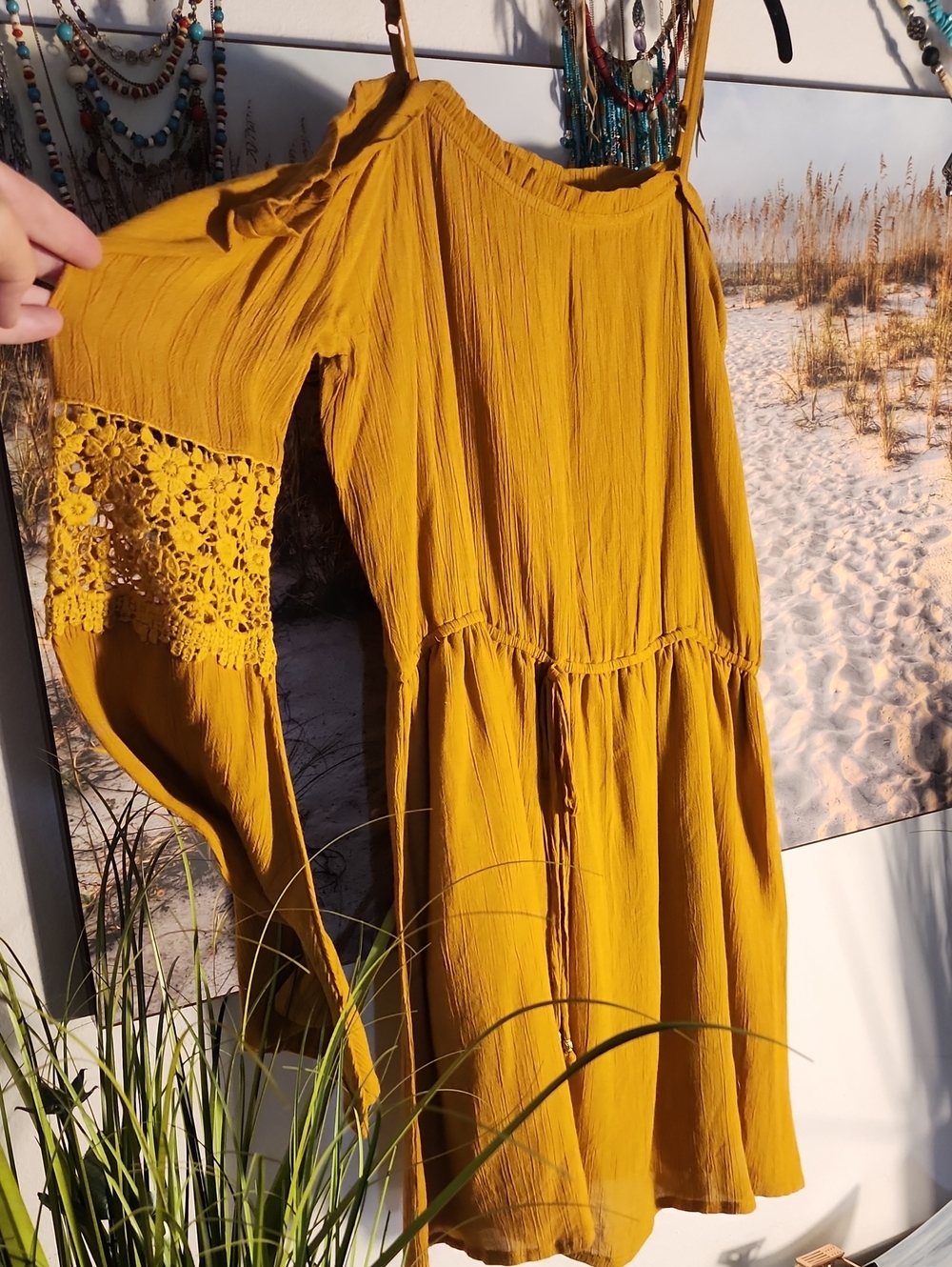 True Destiny Mustard Yellow Midi Dress